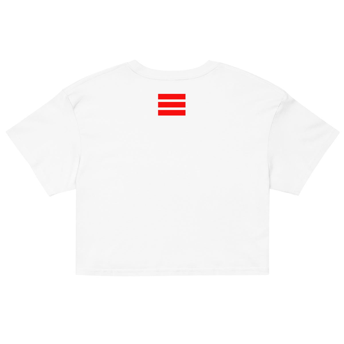 Free apparel women’s crop top in white